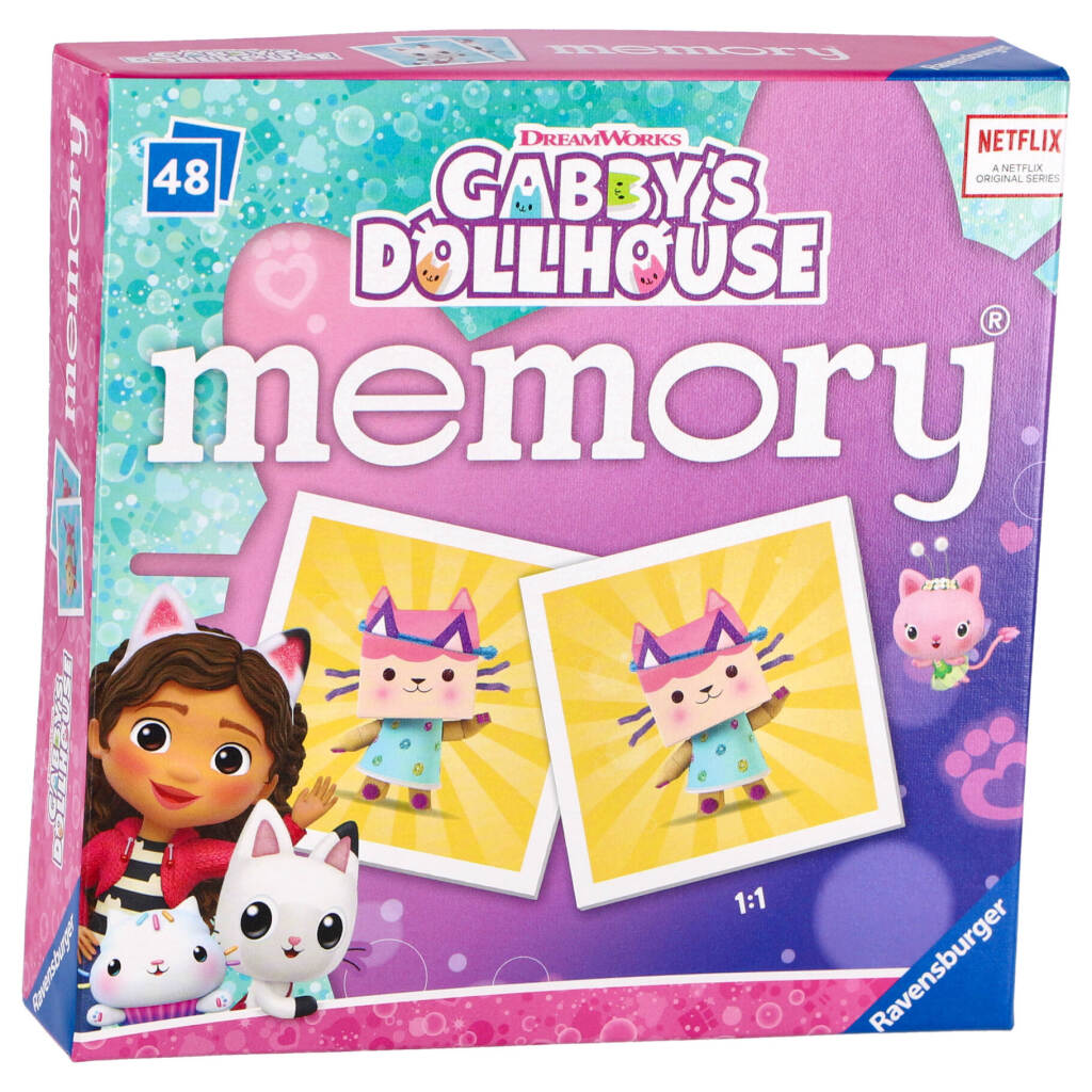 Ravensburger Gabby'S Dollhouse Memory 48 Kaarten