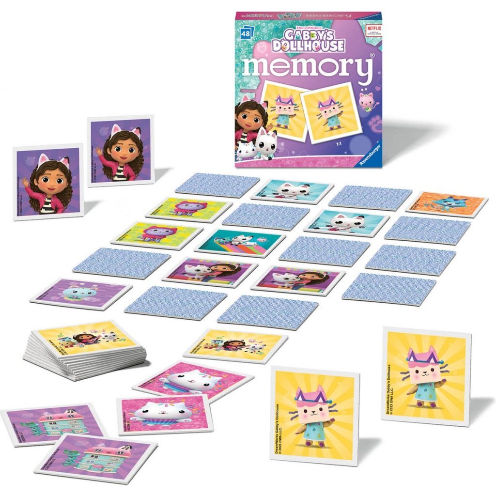 Ravensburger Gabby'S Dollhouse Memory 48 Kaarten