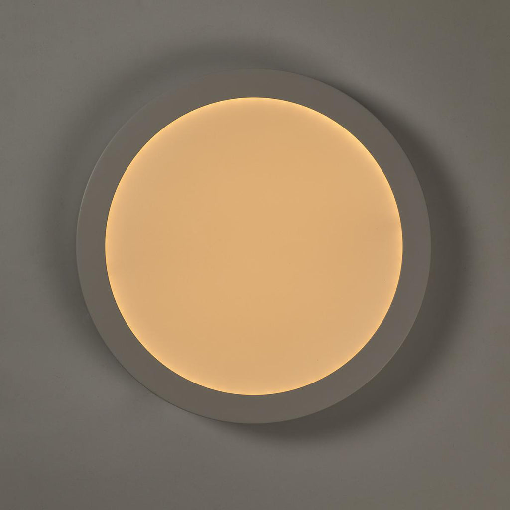 Nedis Wifilaw20Wt Wi-Fi Smart Plafondlamp Rond Ø 30 Cm Warm Tot Koel Wit 1200 Lm 18 W Slank Design Aluminium