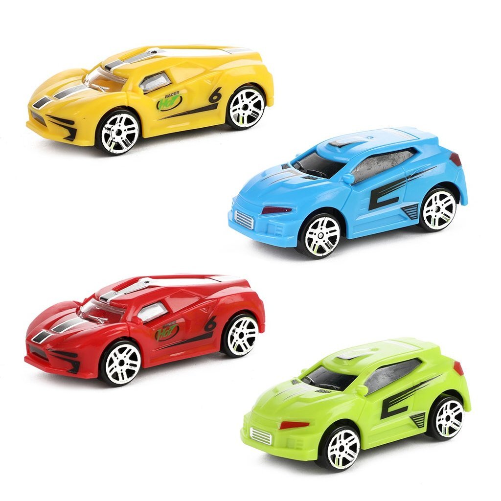 Turbo Racers Verzamelkoffer + 4 Auto'S + Speelposter