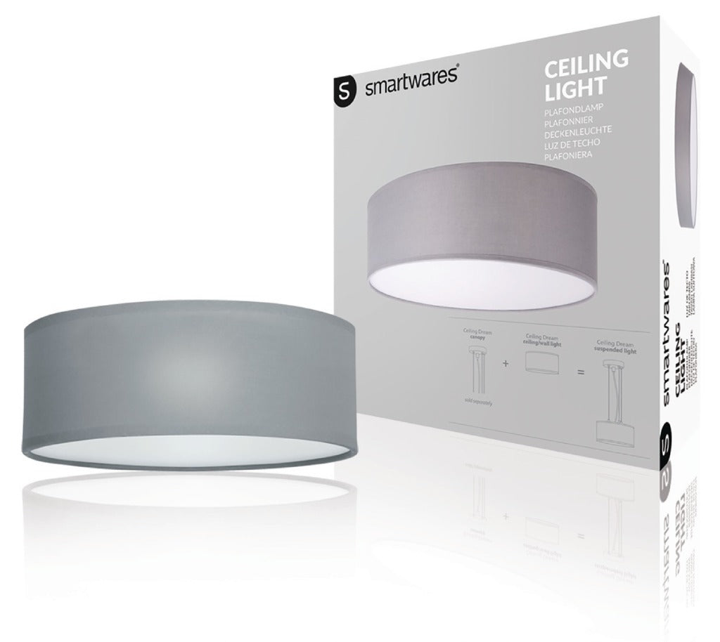Ranex Ra-1000465 Mia Led Plafond Lamp 30Cm Grijs