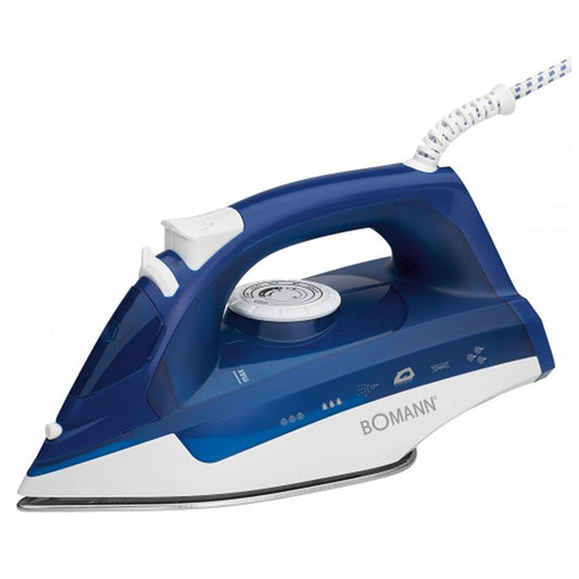 Bomann Db 6004 Cb Stoomstrijkijzer 2200W 250Ml Blauw/Wit
