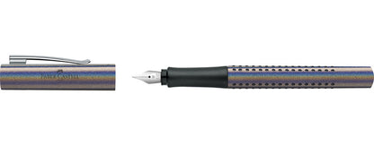 Faber Castell Fc-140842 Vulpen Faber-Castell Grip Glam M Zilver