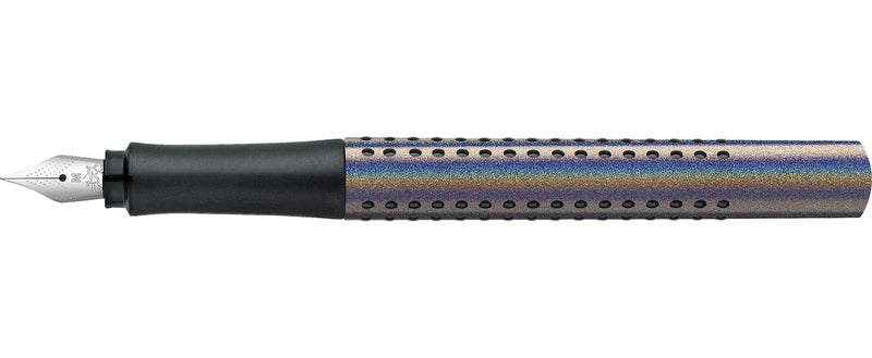 Faber Castell Fc-140842 Vulpen Faber-Castell Grip Glam M Zilver