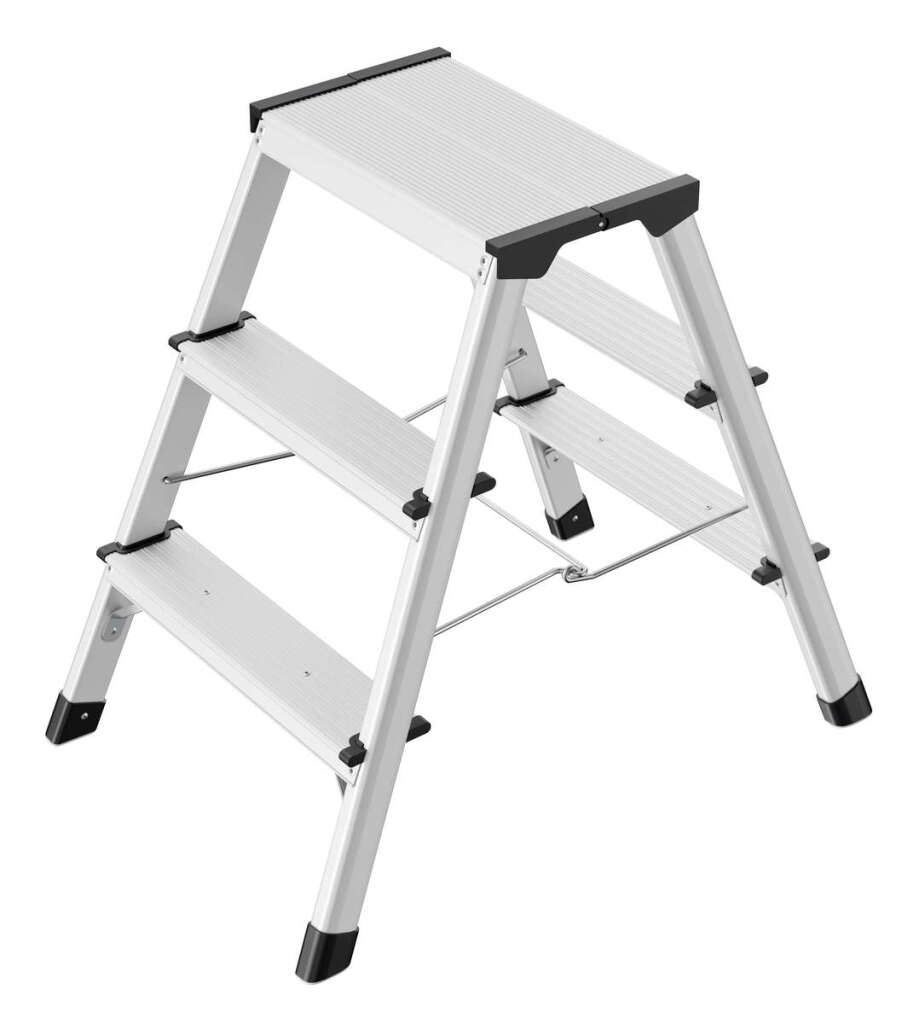 Hailo 4443-701 D60 Standardline Trapladder Opvouwbaar 2X3 Treden