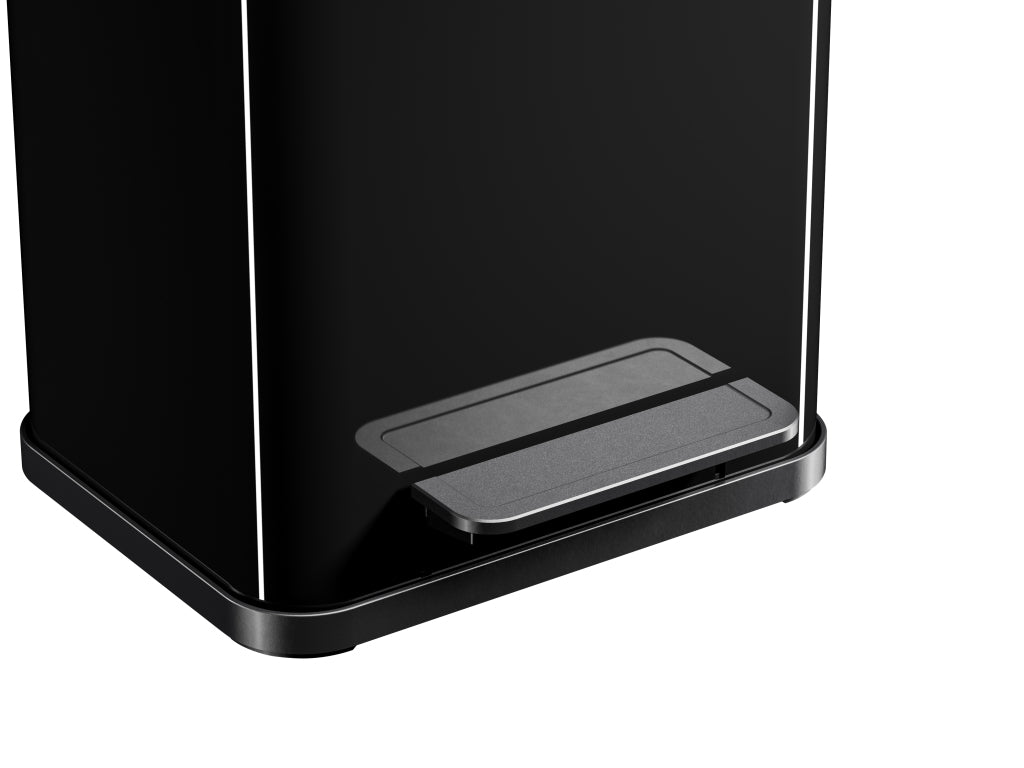 Hailo 0622-260 Öko Duo Plus M Pedaalemmer 2X 9L Zilver/Zwart