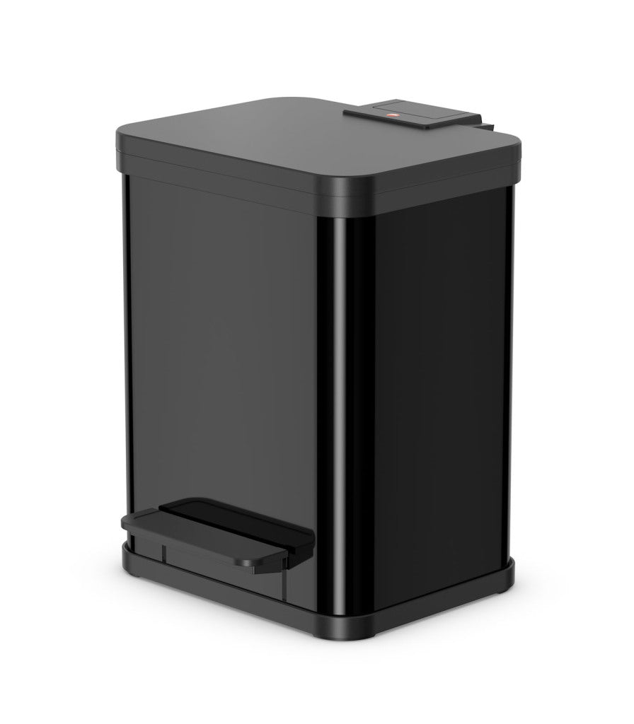 Hailo 0622-260 Öko Duo Plus M Pedaalemmer 2X 9L Zilver/Zwart