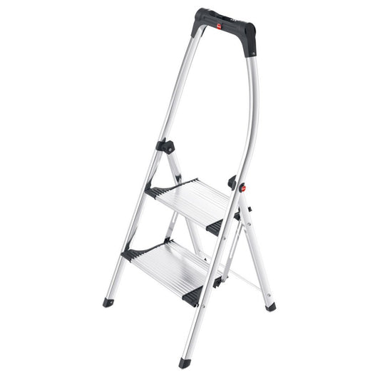 Hailo 4302-301 K100 Topline Trap 2 Treden Zilver/Zwart