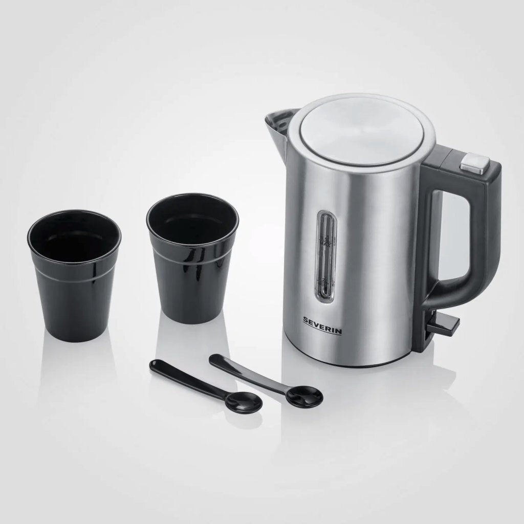Severin Wk3647 Mini Reiswaterkoker 0.5L 1100W Rvs/Zwart