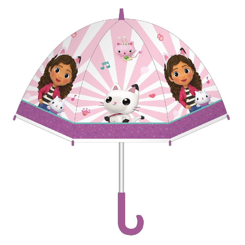 Gabby's Dollhouse Gabbys Dollhouse Kinderparaplu 69 Cm Paars