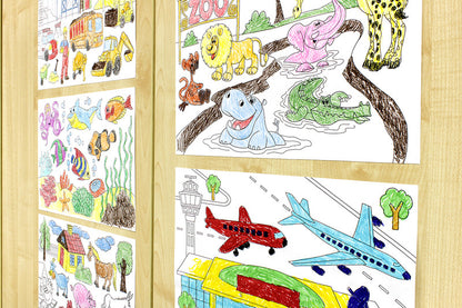 Info Notes In-8719-08 Kleurboek 300Mm X 200Mm Colouring Book