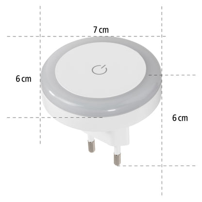 Hama Led-Nachtlampje Touch Switch Voor Stopcontact Aanraakknop Warm Licht