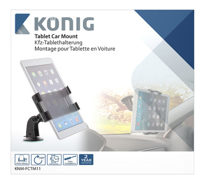 K&Ouml;Nig Knm-Fctm11 Tablet Autohouder 360 &Deg; Draai- En Kantelbaar 0.7 Kg