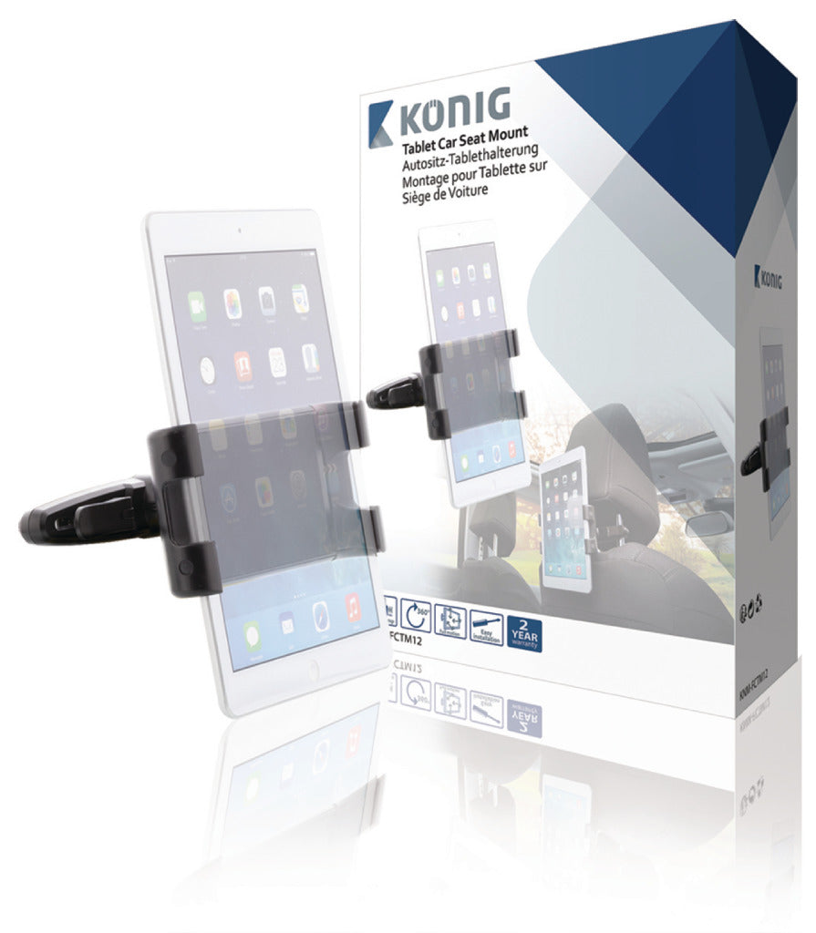 K&Ouml;Nig Knm-Fctm12 Tablet Autohouder 360 &Deg; Draai- En Kantelbaar 0.7 Kg