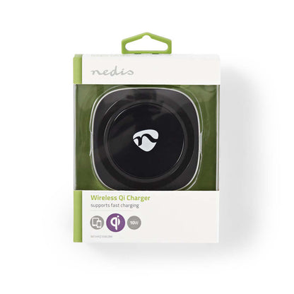 Nedis Wchaq10W2Bk Snellader Snelle Draadloze Oplader 10 W 2,0 A Gevoed Over Usb