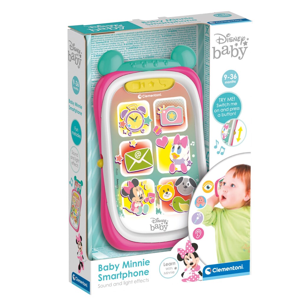 Clementoni Baby Disney Minnie Mouse Smartphone + Licht En Geluid