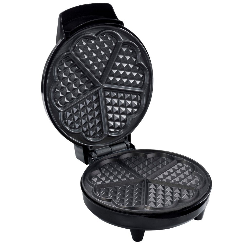 Bestron Awm700Co Wafelijzer Hartjes 700W Koper/Zwart