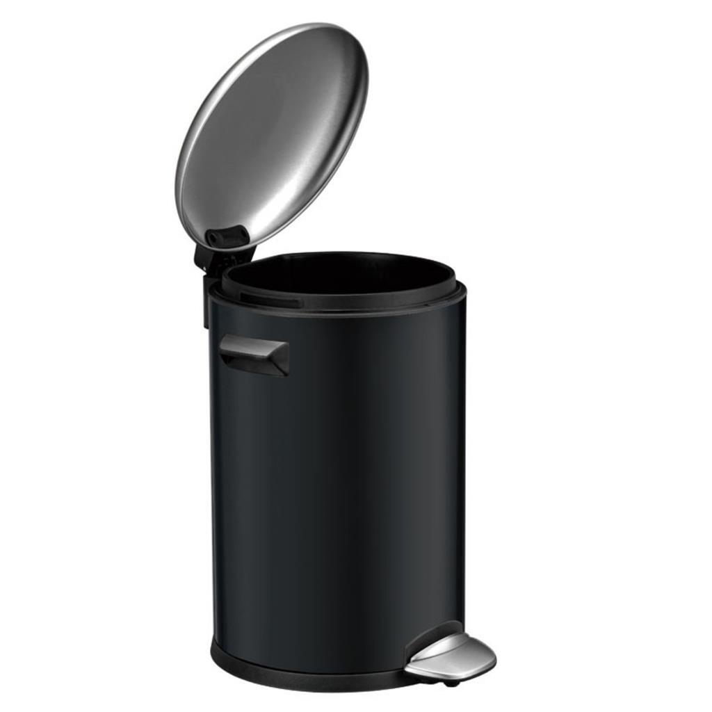 Eko Vepa Bins Belle Deluxe Pedaalemmer 3L Zwart/Zilver