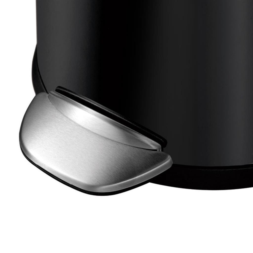 Eko Vepa Bins Belle Deluxe Pedaalemmer 3L Zwart/Zilver