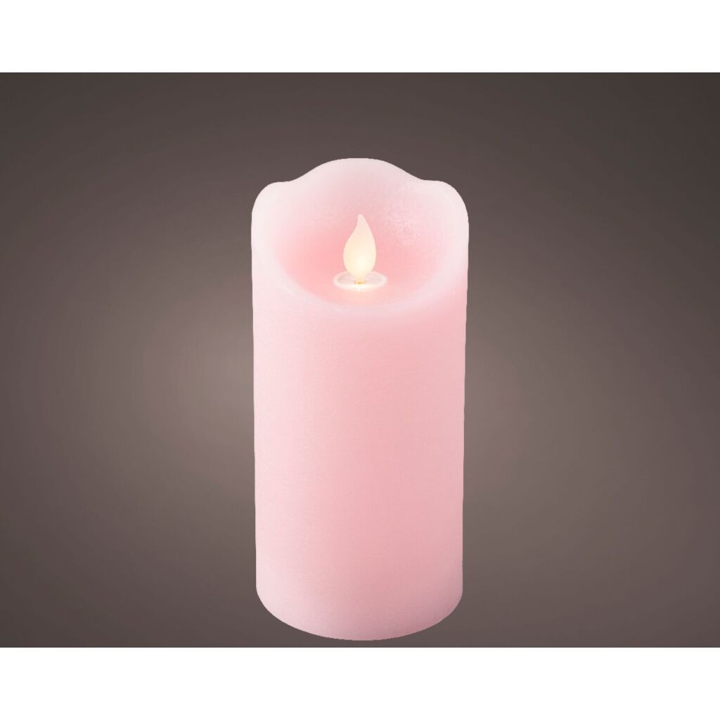 Overige Merken Led Waving Kaars 15X7.5 Cm Roze