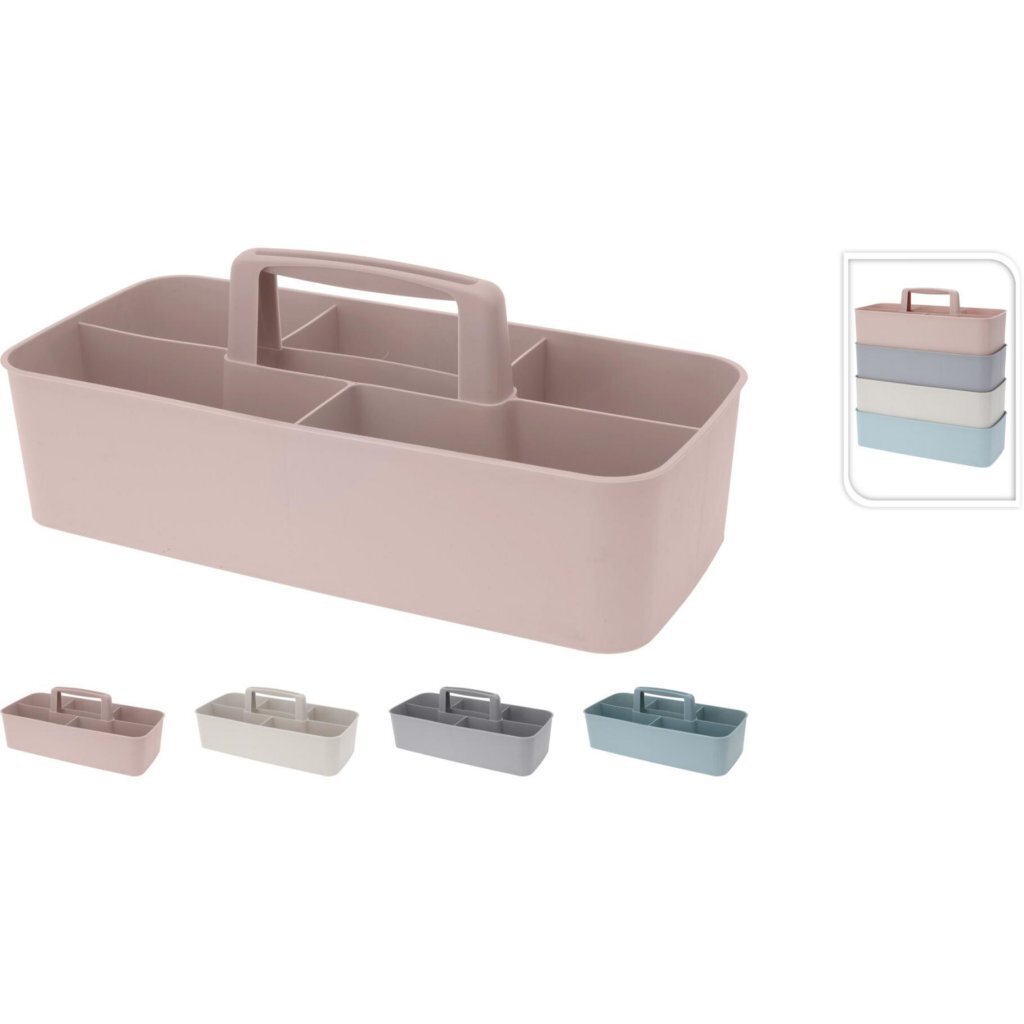 Overige Merken Opbergbak Met Handvat 32X16X13 Cm Assorti