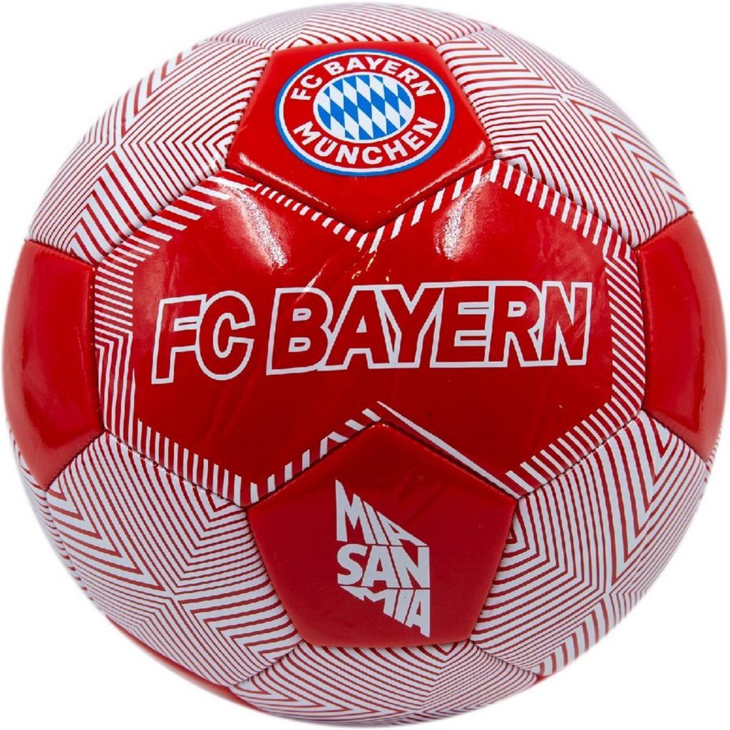 Overige Merken Voetbal Bayern Munchen Maat 5 Rood/Wit