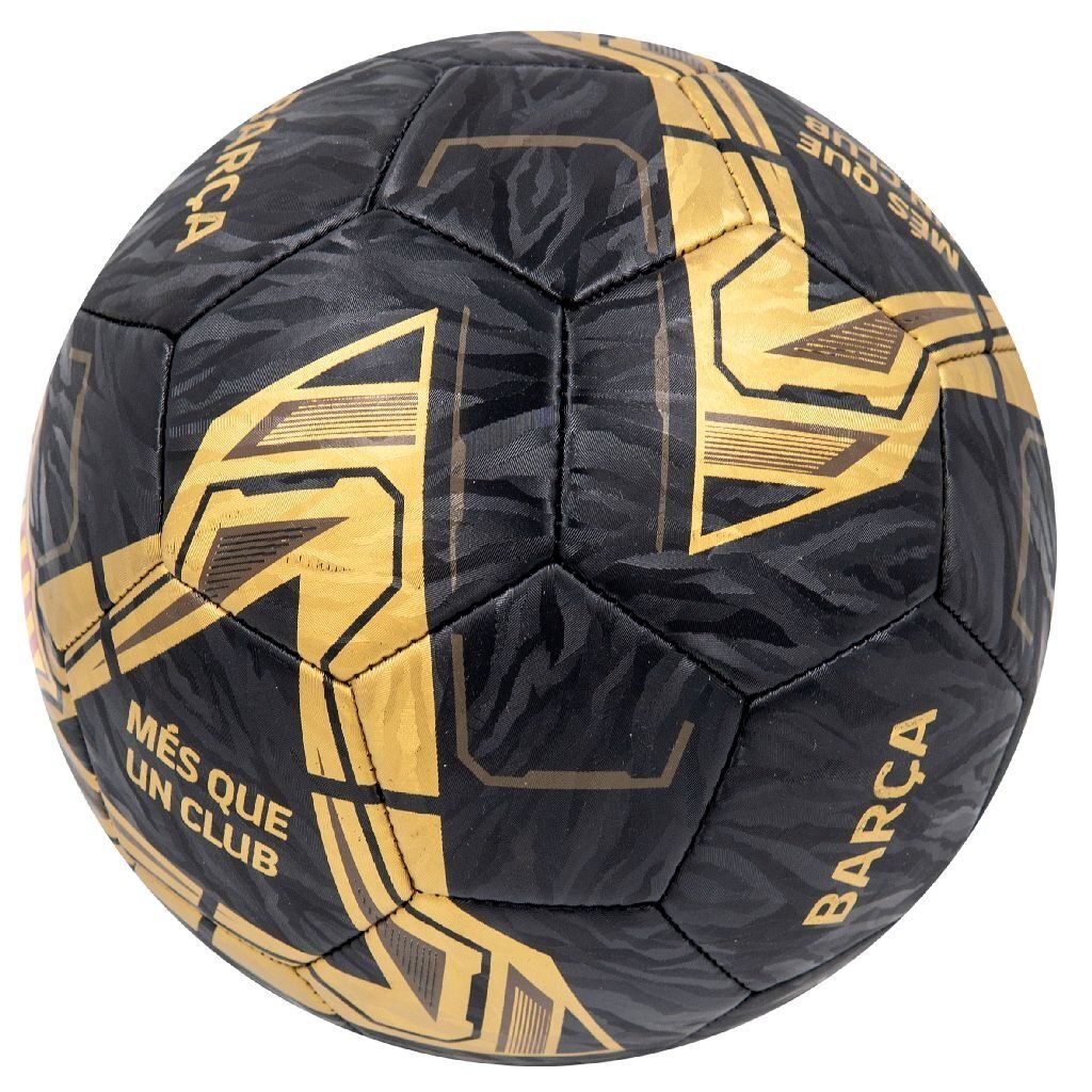 Overige Merken Voetbal Fc Barcelona Lightning Maat 5 Zwart/Goud